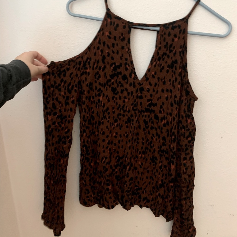 Mossimo Cheetah print Blouse